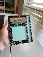 Load image into Gallery viewer, Glitter sticky note holder
