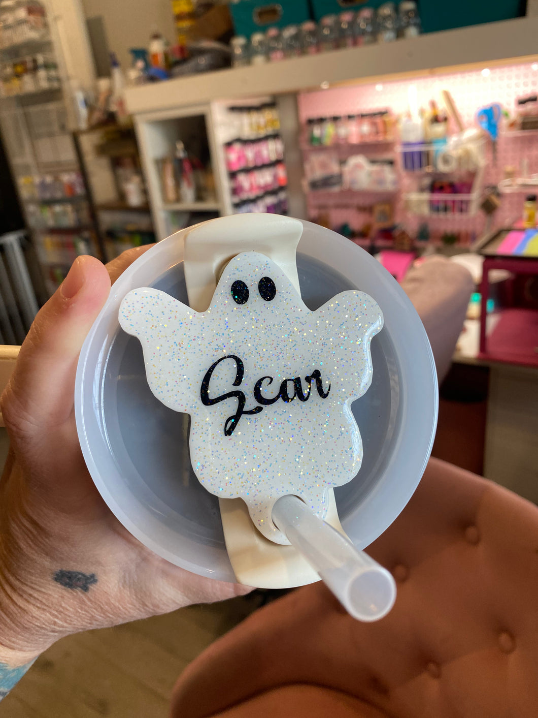 Ghost cup topper