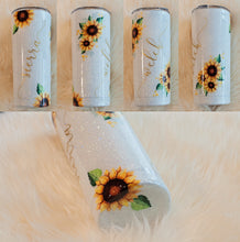 Load image into Gallery viewer, 20oz skinny tumbler (one color glitter)
