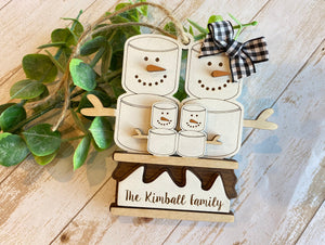 S’mores Family ornament