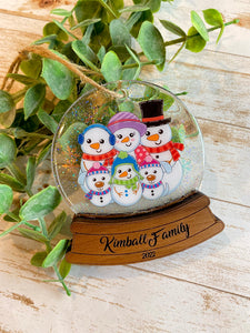 Snow globe ornament