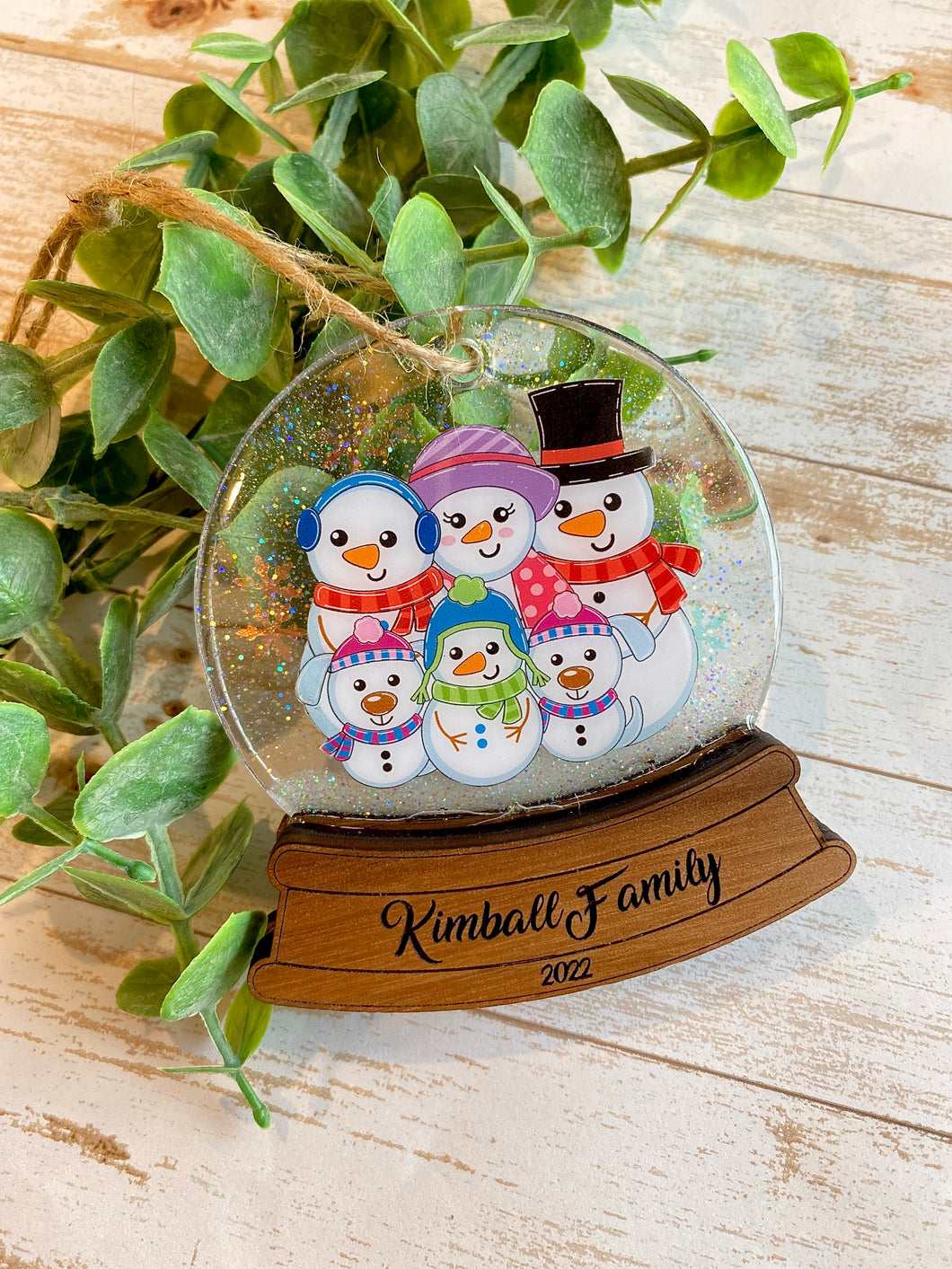 Snow globe ornament